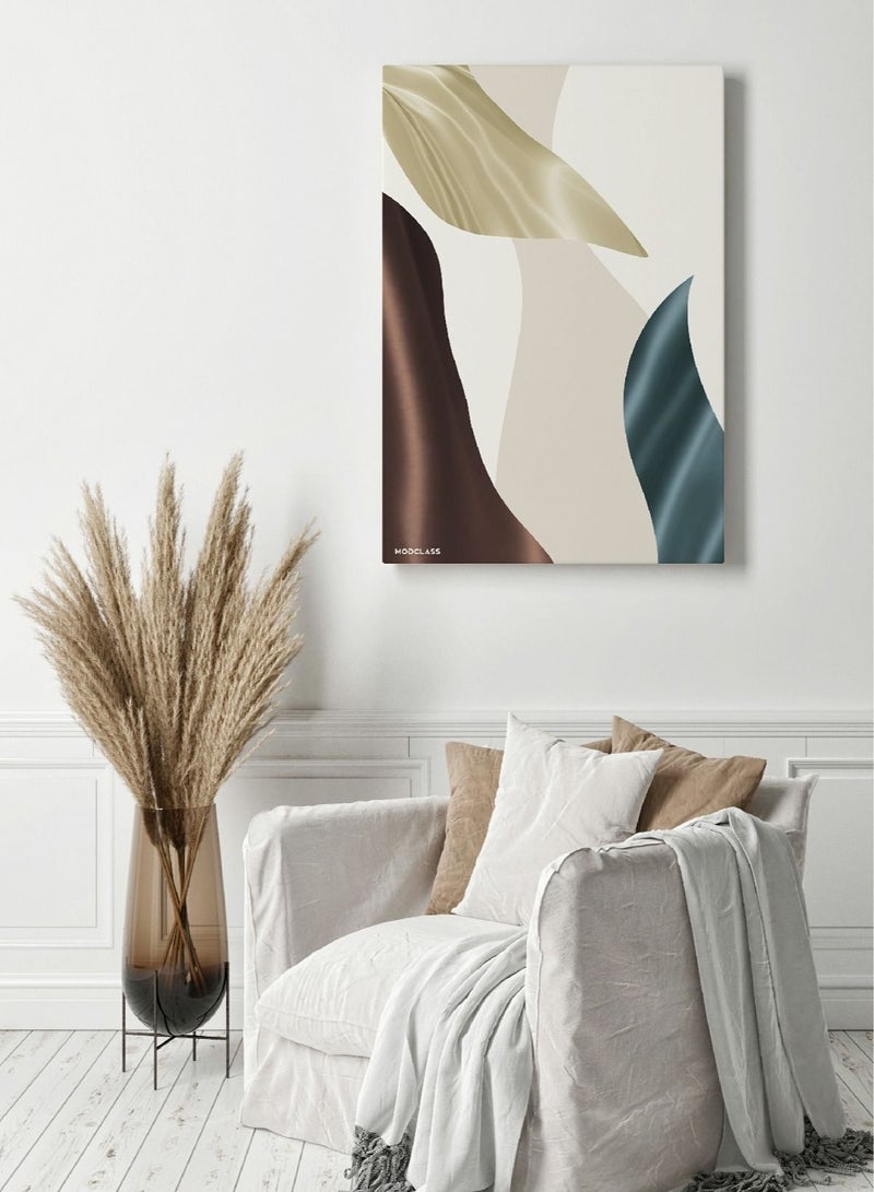 لوحة جدارية كانفس-بتصميم تجريدي