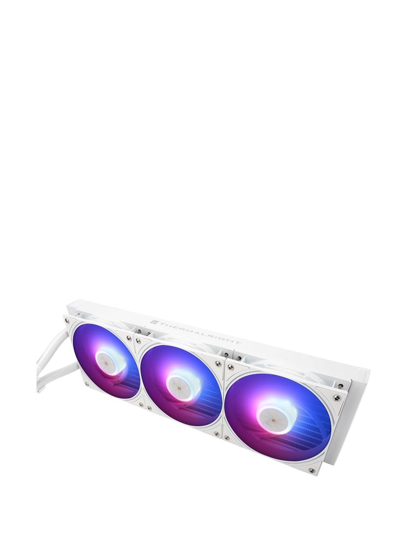 Thermalright FW360 PRO White ARGB AIO CPU Liquid Cooler for Desktop - 2000RPM PWM Fans, with 2.73" LCD Display Screen, for AM4/AM5 & Intel LGA1150/1151/1200/2011/1700/1851 - Image 1