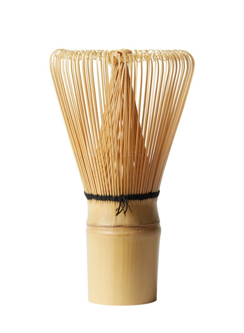 تيلاند أواني الماتشا التقليدية المصنوعة يدويًا من خفقت الماتشا ، لون بني ذهبي طبيعي - Image 1