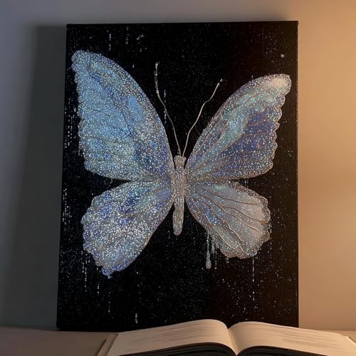 AUREUO Galaxy Glitter Acrylic Paint Set - 8 Twinkle Iridescent Colors 0.71 Fl Oz / 21ml Tubes Sparkling Art Paints for Mother's Day Crafts Decor Non-toxic Painting Supplies for Artists - Image 5