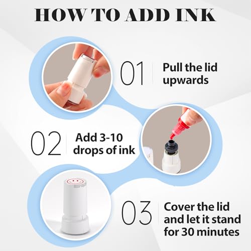 WAHXIAOSW Self-Inking Check Mark Stamp for Teachers, Hand Stamps for Events and Classrooms, Teacher Stamps for Schools, Greeting Cards, Loyalty Cards, and Scrapbooks-1pcs - Image 3