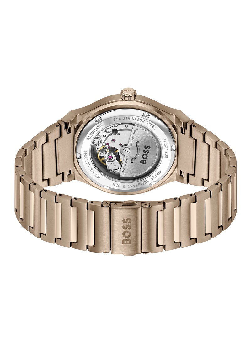 HUGO BOSS ساعة هوجو بوس آنالوج دائرية للرجال بحالة زيتونية - 1514184  - Image 2