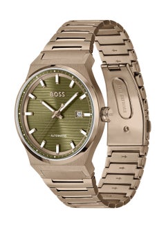 HUGO BOSS HUGO BOSS ROUND ANALOG MEN'S OLIVE GREEN CASE WATCH - 1514184  - Image 1