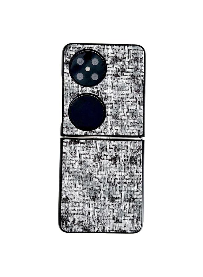 S-TOP Case For Huawei P50 Pocket Illusory Color Weaving Texture Phone Case - Image 1
