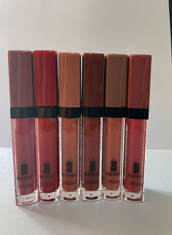 ROSE BERRY 6 قطع من لمسة الشفاه المخملية متعددة الألوان - Image 2