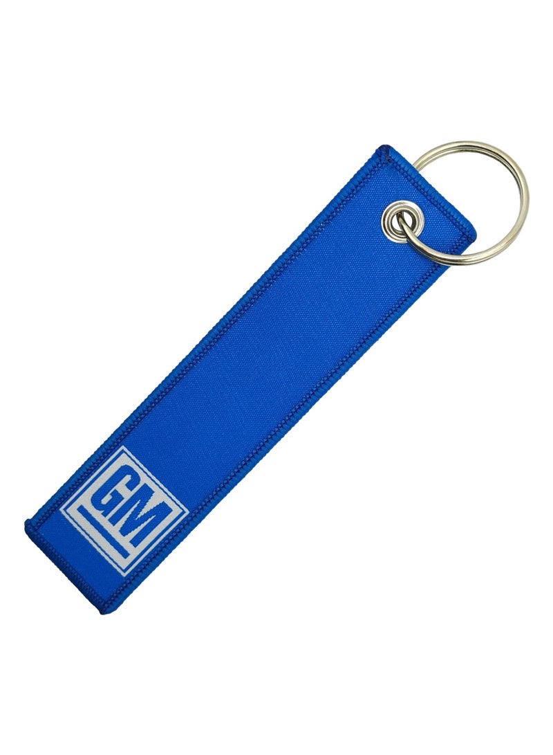 GM Durable Fabric Strap Keychain, Car Key Chain Home Keychain - Image 1