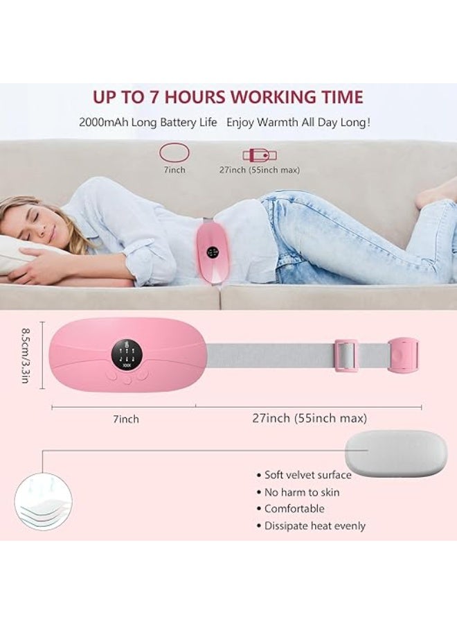 Portable Menstrual Heating Pad – Fast Heating, 3 Temperature Settings for Period Cramp Pain Relief - Image 4
