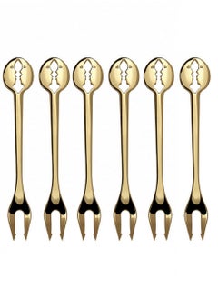 Bugatti Casa Bugatti Kiss 6pc Party Fork - Gold  - Image 1
