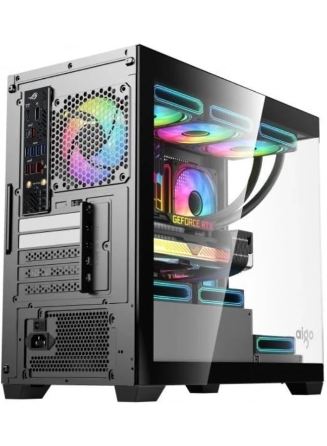 جهاز كمبيوتر للألعاب مُبرّد بالسوائل: معالج Core i7 | بطاقة رسومات GTX 1080TI بسعة 11 جيجابايت | ذاكرة وصول عشوائي 16 جيجابايت | قرص صلب SSD بسعة 1 تيرابايت بتقنية NVMe/SATA | نظام التشغيل Windows 11 | يدعم تقنية Wi-Fi 6 للاتصال بالإنترنت - Image 2