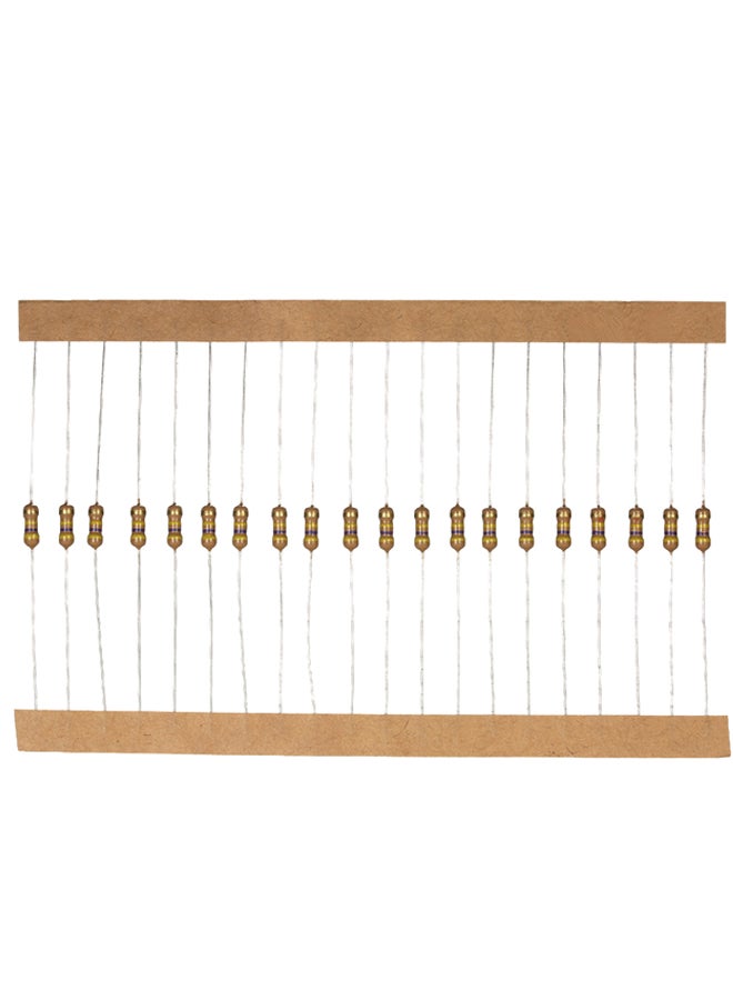 1500-Piece 75 Values Carbon Film Resistors Assortment Kit Electronic Components Multicolour - Image 3