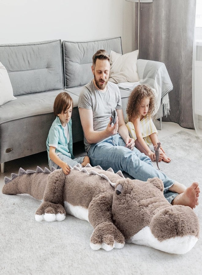MorisMos Giant Alligator Stuffed Animal, Soft Large Alligator Plush Toy 67 inch Stuffed Crocodile Gifts for Kids Boys Girls - Image 4