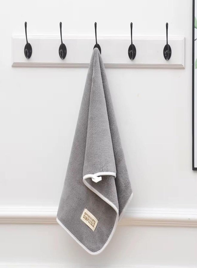 LINEAR Microfiber Hand Towels/Small Size Towel/Face Towel/Towel for Men, Women & Babies/Ultra Soft, Absorbent & Quick Dry Towels for Gym, Travel 500 GSM (Grey-2) - Image 4