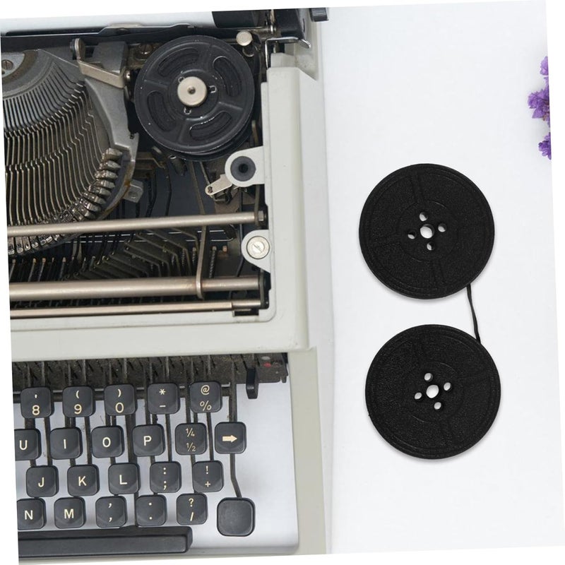 2pcs Manual Typewriter Ribbon Ink Spool Replacement Pack Royal Typewriter Ink Compatible Multiple Brands - Image 5