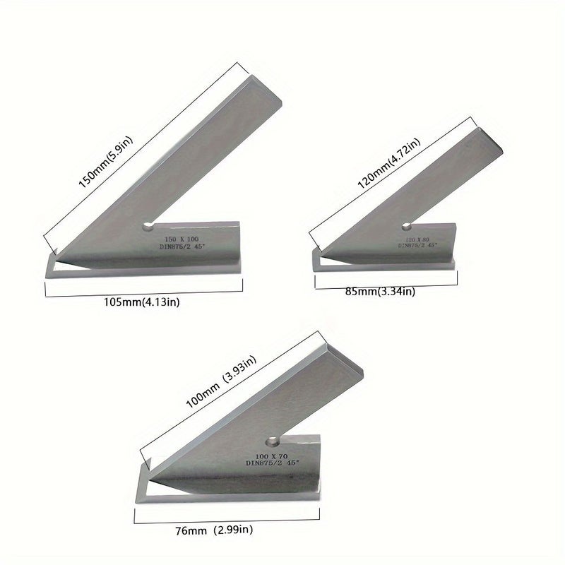 120X80 45 Degree Angle Ruler Without Box - Image 1