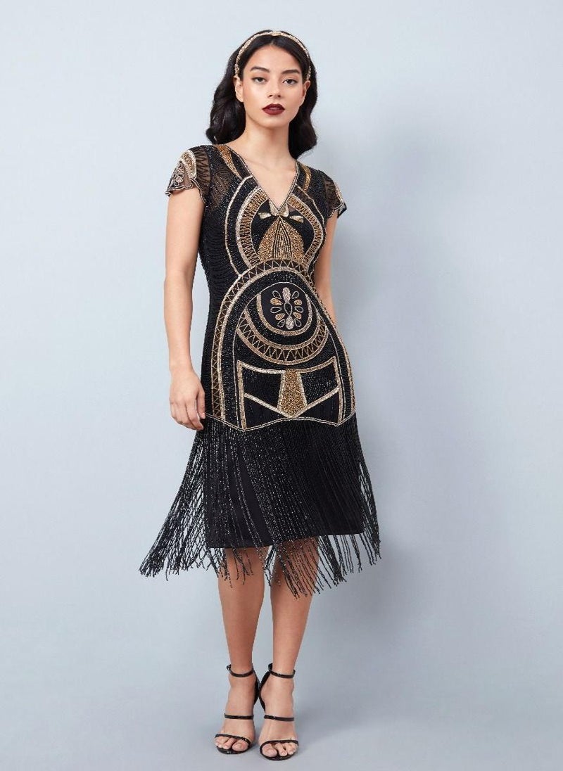 GATSBYLADY LONDON Mary Fringe Dress  - Image 1