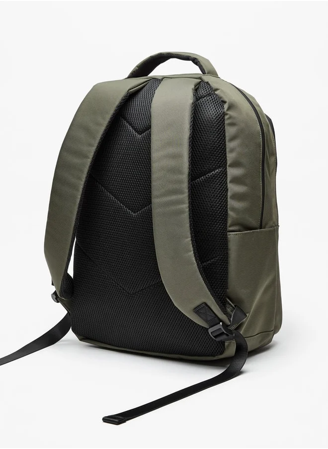 LBL by Shoexpress Solid Backpack with Adjustable Shoulder Straps