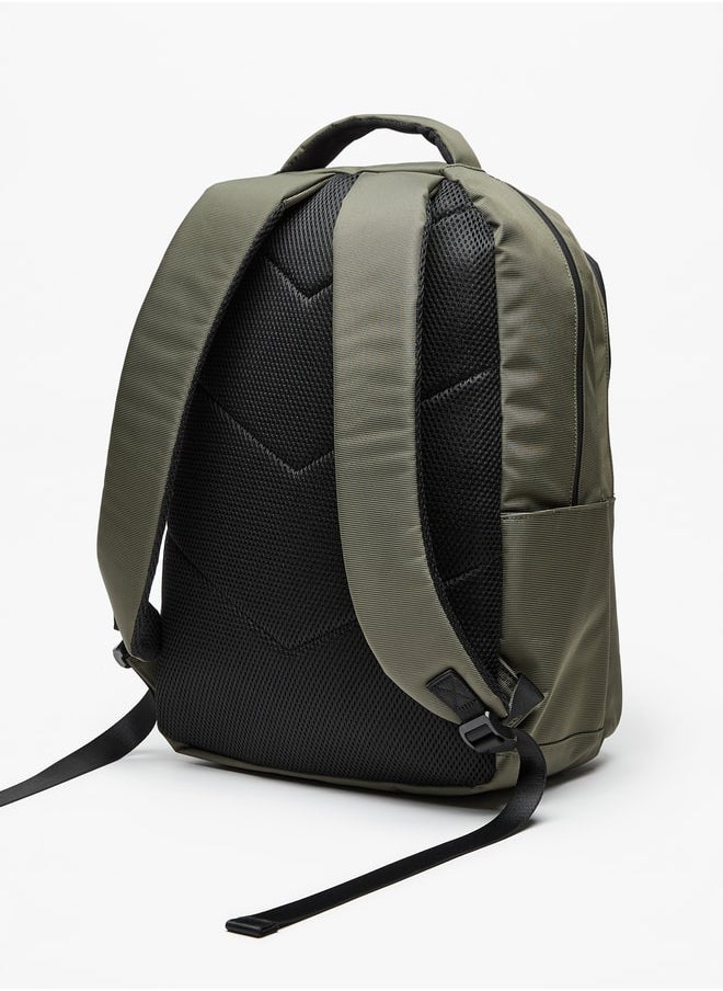 LBL by Shoexpress Solid Backpack with Adjustable Shoulder Straps  - Image 2