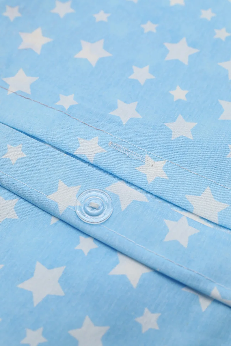 فافورا Gold Single Duvet Cover Set - Baby Blue