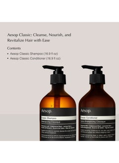 Aesop Classic Shampoo & Conditioner ; 16.9 Fl Oz ; Paraben Crueltyfree & Vegan  - Image 3
