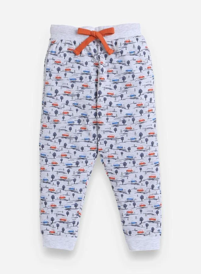 victor and jane All-Over Printed Cotton T-Shirt and Pyjama Set
