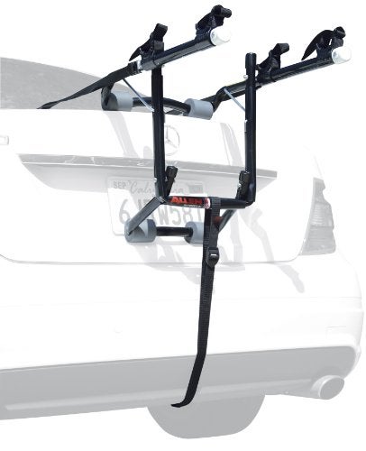 Allen Sports Deluxe 2Bike Trunk Mount Rack Model 102DB Black Silver 23 x 15 x 4 inches