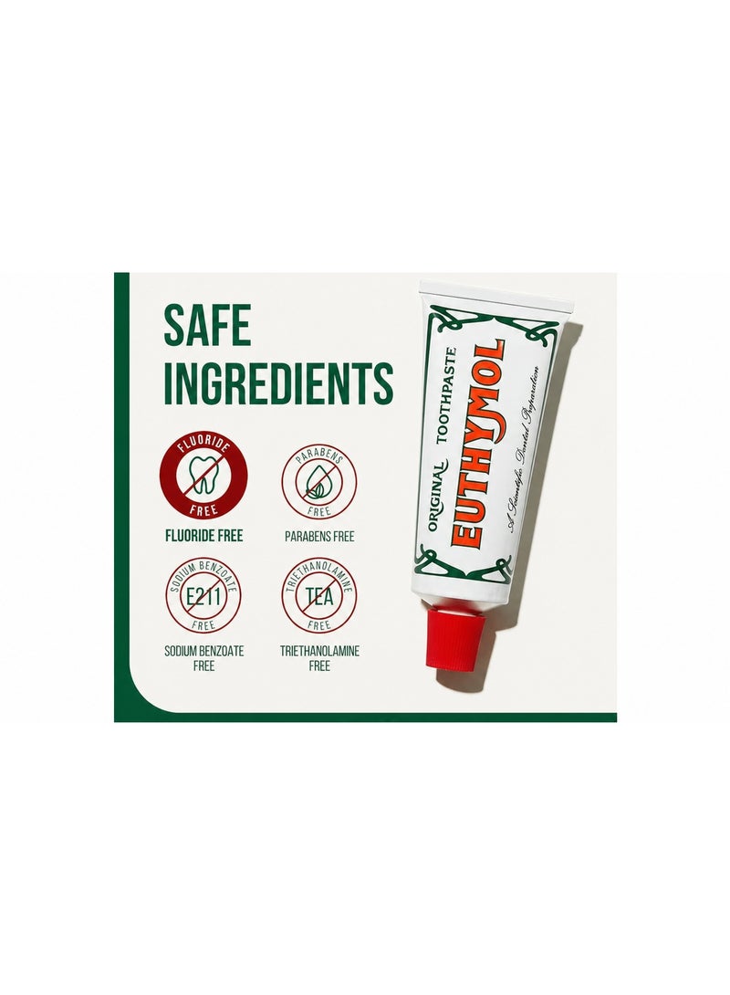 Euthymol Original Toothpaste (75ml), Pack of 6 - Image 2