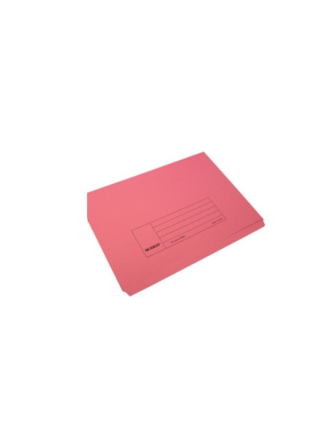 MODEST Document Wallets Pink Color, Pack of 10 Pcs, 320 gsm, F/S (210 x 330 mm) Size  - Image 2