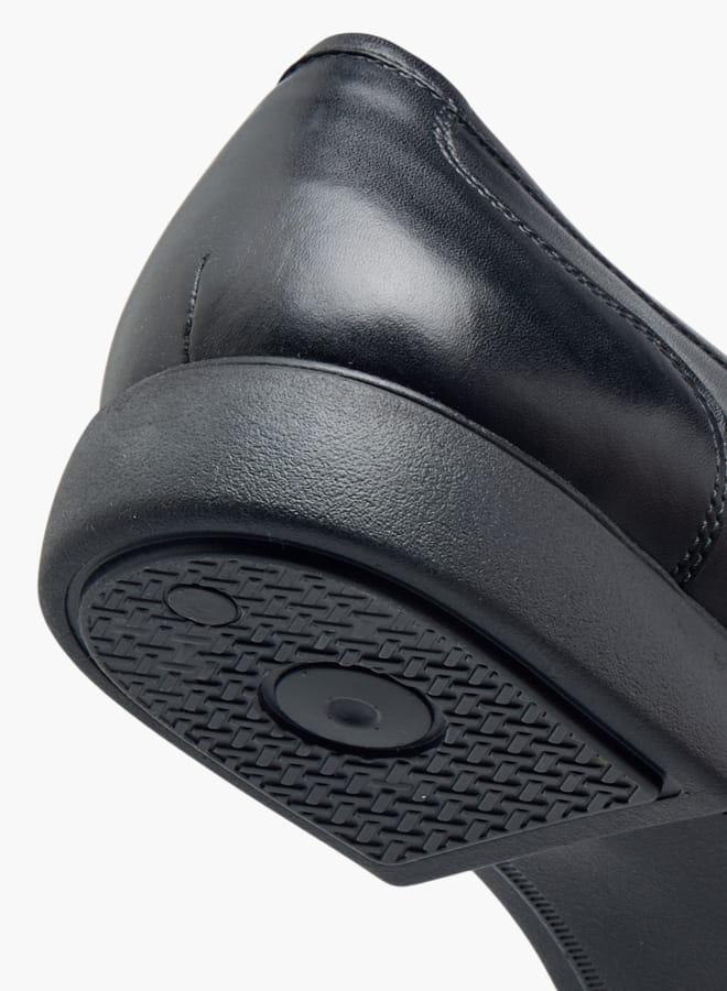 DUCHINI Men's Textured Slip-On Loafers - Image 5