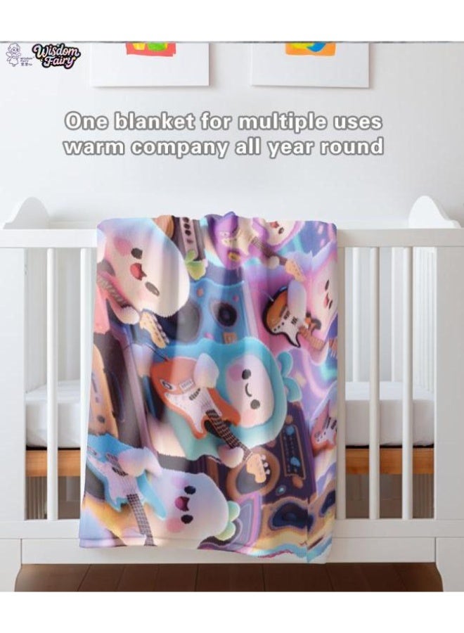 عام Wisdom Fairy (أحدث) بطانية رقيقة من الفانيلا (دافئة ومريحة، ومناسبة للنوم، واستخدام اللعبة، وإزالة الغبار والرمل) 150 سم * 200 سم - 49 - Image 1