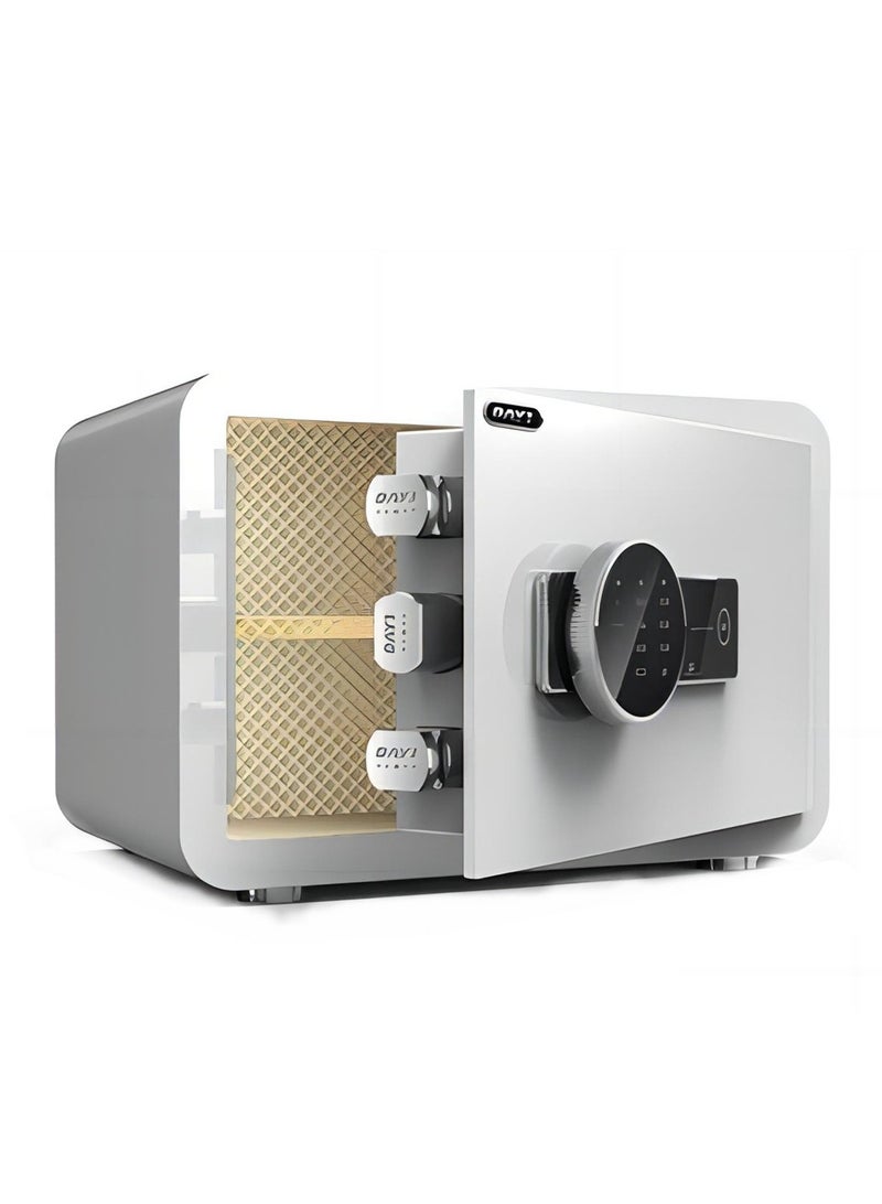 دايي 30 سم مخفي صغير آمن للمنزل، بصمة إصبع صغيرة، كلمة مرور آمنة، جميع الفولاذ آمن ضد السرقة - Image 1