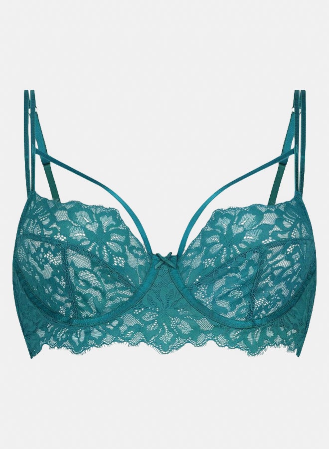 hunkemoller Isabella Padded Underwired Longline Bra  - Image 1