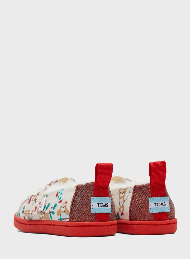 TOMS Infant Velcro Slip Ons