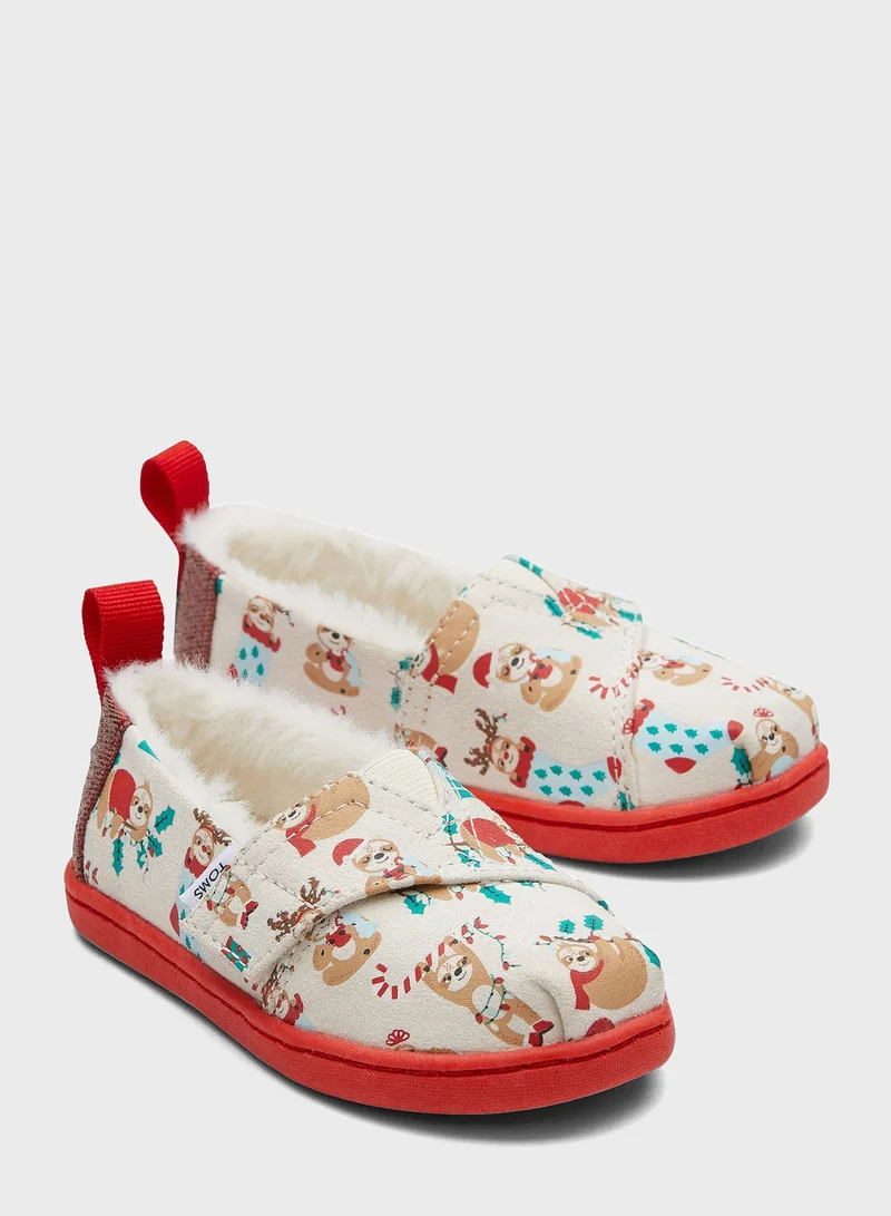 TOMS Infant Velcro Slip Ons
