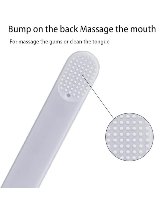 3 حزمة فرشاة أسنان الكلب الأليف, فرشاة أسنان الكلب والقطة الناعمة الإضافية, فرشاة تنظيف الأسنان, الكلاب أسنان رعاية الأسنان, فرشاة كثيفة نظيفة عميقة, للجرو, الكلب الصغير والقطة, الأبيض، الأخضر، الوردي - Image 4