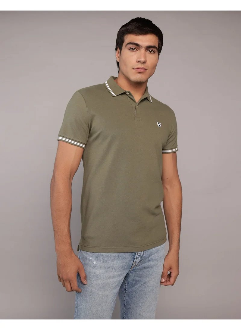 امريكان ايجل AE Slim Fit Pique Polo Shirt
