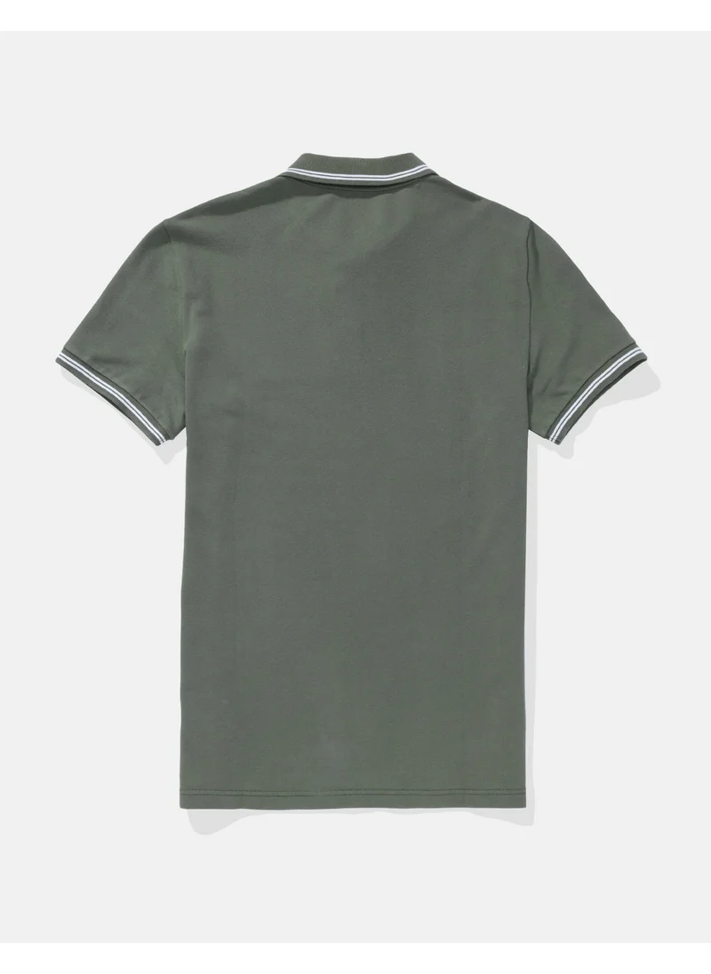 امريكان ايجل AE Slim Fit Pique Polo Shirt
