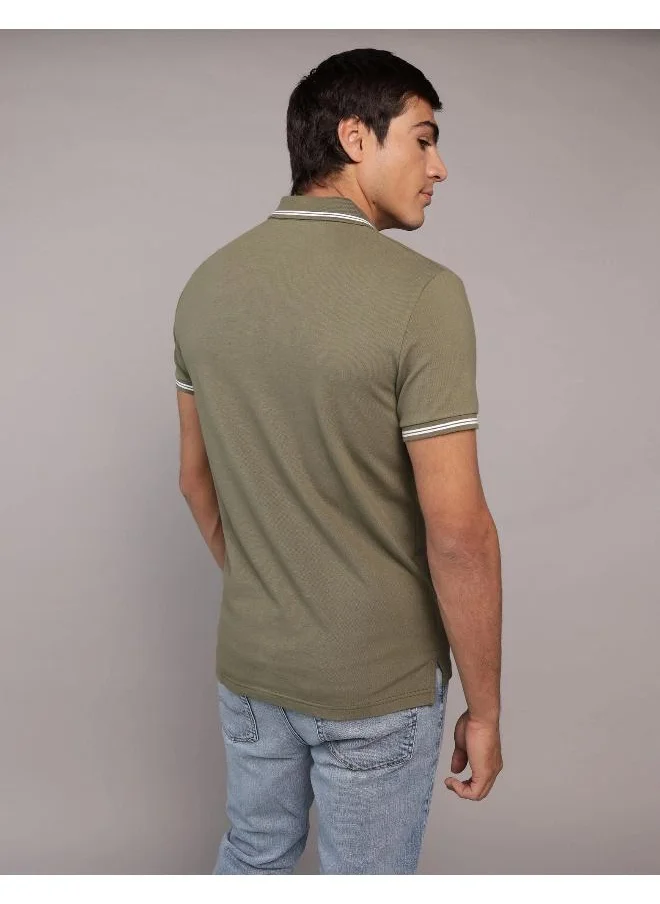 امريكان ايجل AE Slim Fit Pique Polo Shirt