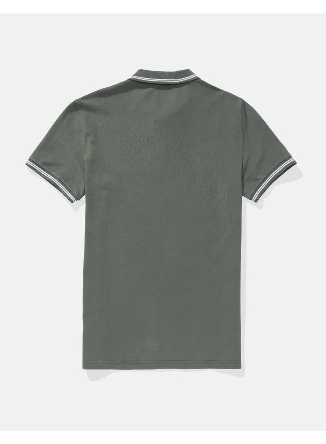 امريكان ايجل AE Slim Fit Pique Polo Shirt