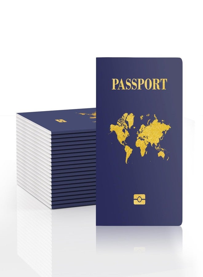 WAHXIAOSW 20 Pcs Kids Passport Book - Blank Fake Passport Notebooks for Pretend Travel, Party Supplies, School Projects, Travel-Themed Events - Image 1