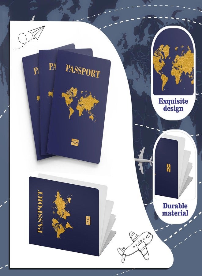 WAHXIAOSW 20 Pcs Kids Passport Book - Blank Fake Passport Notebooks for Pretend Travel, Party Supplies, School Projects, Travel-Themed Events - Image 5