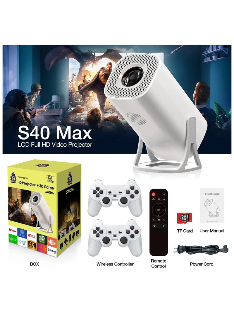 S40 Max Projector - Powered by Projector + 3D Game  - Image 1