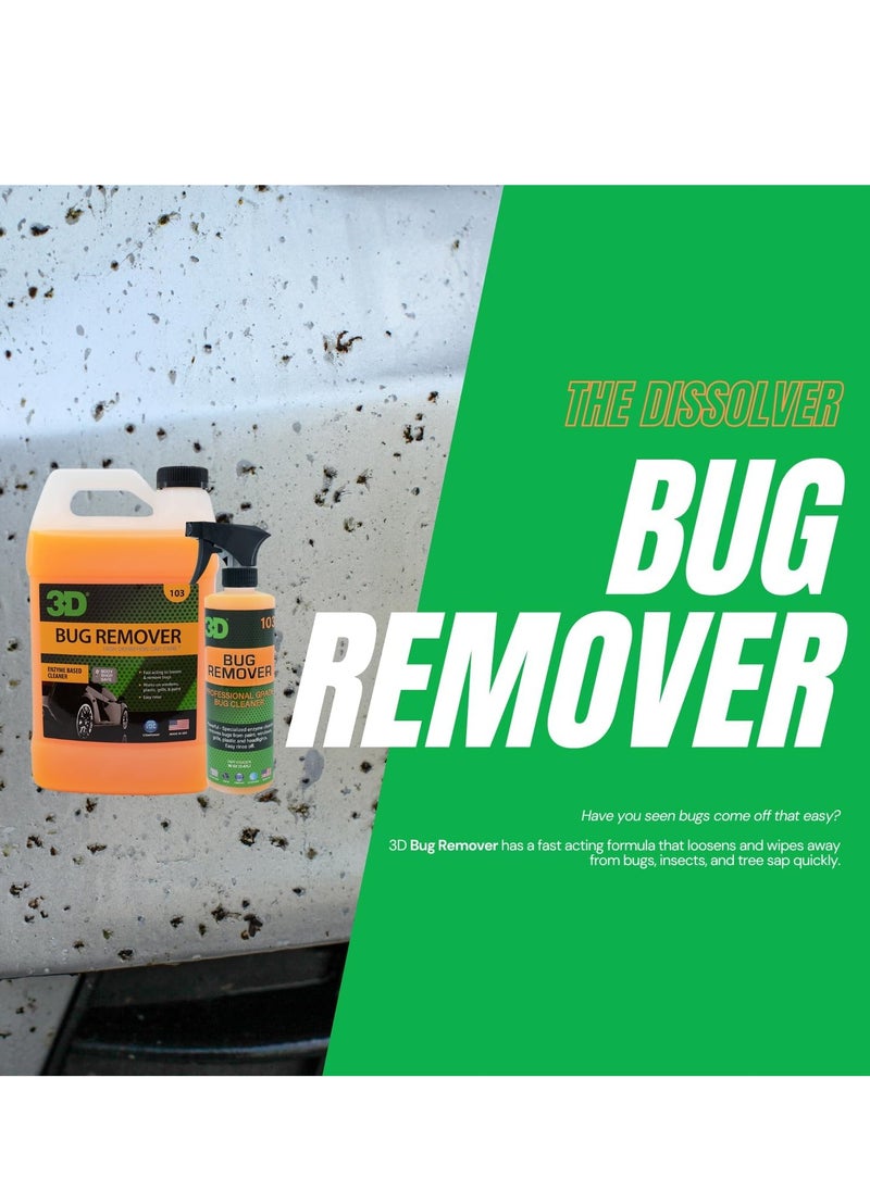 3D 3D Bug Remover - All Purpose Exterior Cleaner & Degreaser to Wipe Away Bugs on Plastic, Rubber, Metal, Chrome, Aluminum, Windows & Mirrors, Suitable for use on Car Paint, Wax & Clear Coat 16oz.  - Image 4