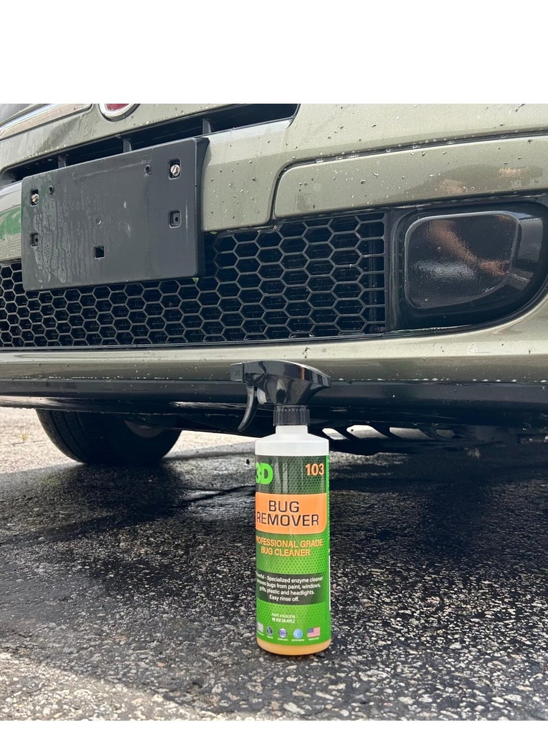 3D - 3D Bug Remover - All Purpose Exterior Cleaner & Degreaser to Wipe Away Bugs on Plastic, Rubber, Metal, Chrome, Aluminum, Windows & Mirrors, Suitable for use on Car Paint, Wax & Clear Coat 16oz. - Image 1