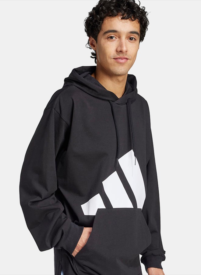 Adidas Essentials Big Logo Single Jersey Hoodie - Image 4