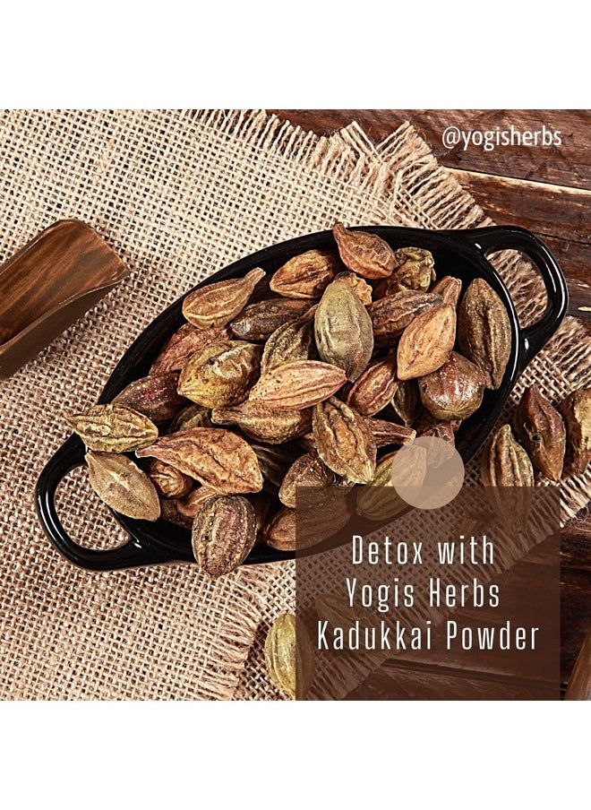 YOGIS HERBS - Kadukkai Powder (Terminalia Chebula/Haritaki) - Fresh & Pure (1/2 Lb, 8 Oz) - Image 1