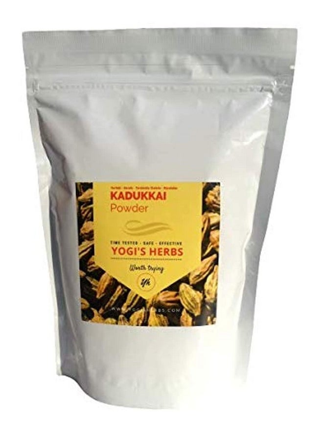 YOGIS HERBS - Kadukkai Powder (Terminalia Chebula/Haritaki) - Fresh & Pure (1/2 Lb, 8 Oz) - Image 1