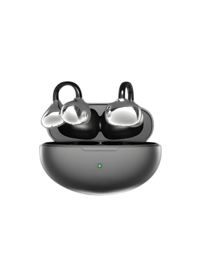 CYXG Q107 True Wireless Earbuds with 720° Surround Sound – Bluetooth 5.49 Open-Ear Headphones, Low Latency Gaming, Skin-Friendly Silicone & Type-C Charging - Black - Image 1