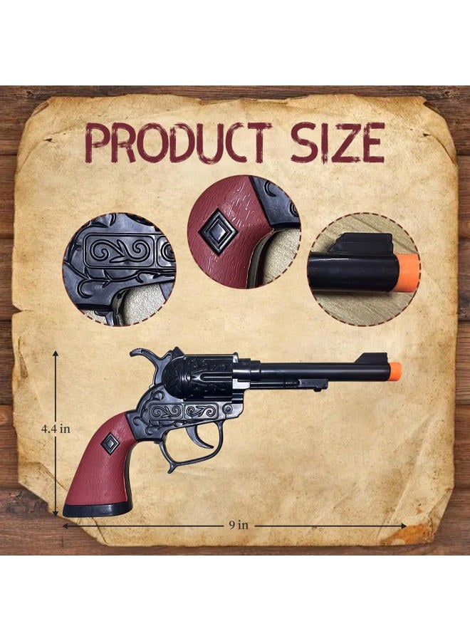 GAGIFT WORLD Cowboy Toys, Cap Gun and Holster Set for Adults, Toy Revolver and Adjustable Belt, Western Costume Accessory for Men Novelty Gifts for Halloween Birthday Christmas - Image 3