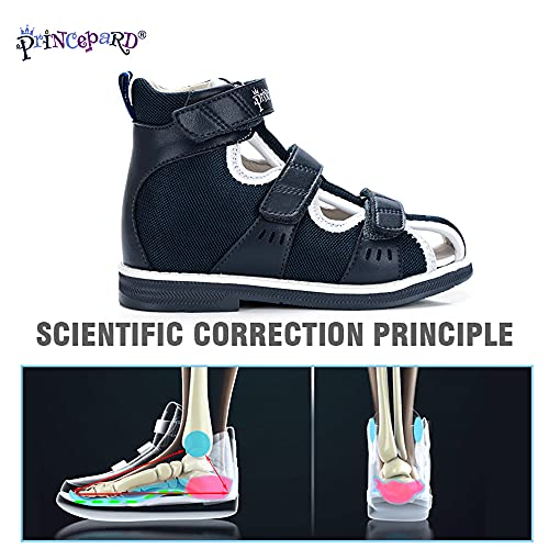 princepard Orthopedic Sandals for Kids and Toddlers, Summer Children's Corrective Shoes for Boys and Girls Flat Feet or Tiptoe Walking,High-Top Ankle Support and Anti-Slip Sole - Image 4