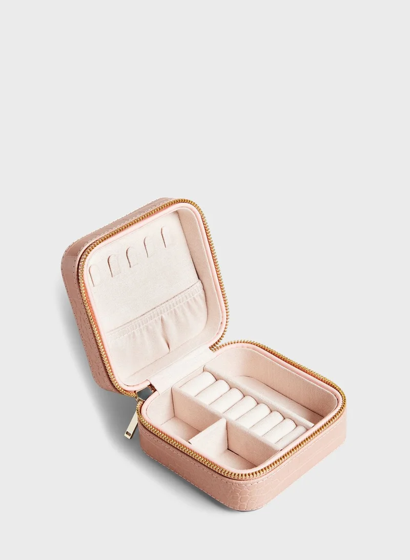 Ted Baker Hazelli Imitation Croc Jewellery Case